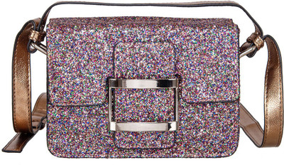

peaubella Women Evening/Party Multicolor Synthetic Leather Sling Bag