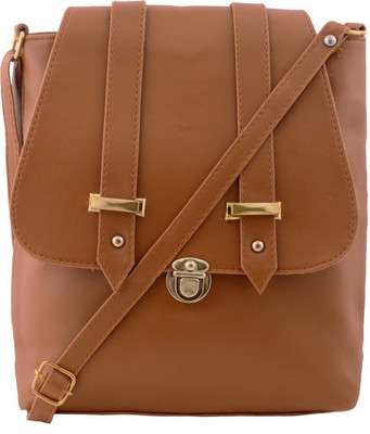

VISHESH COLLECTIONS Women Evening/Party, Casual Beige PU Sling Bag