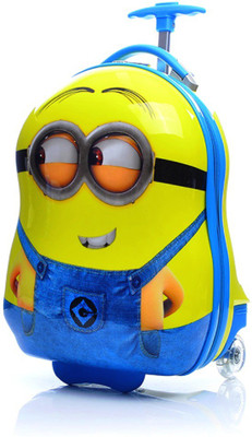 

LALA LIFE High Quality Minion Pattern Travel Luggage Cover Fits 16 Inch Brilliant printed Spandex Luggage Protector Small Travel Bag - 16(Yellow)