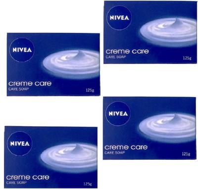 

Nivea creame care bath soap 125g x 4 (500g)(500 g, Pack of 4)