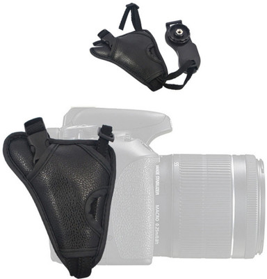 

efandaa Pu Leather Dslr Hand Strap For Grip Strap(Black)