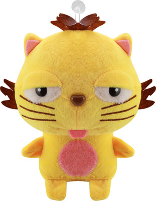 

Miss & Chief Cute Standing Tom Cat With Toung Animal Plush Toys | Animal stuffed Toy - 20 cm(Yellow)