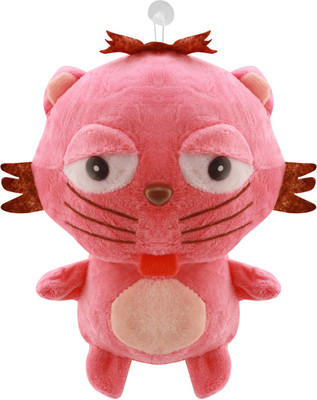

Miss & Chief Cute Standing Tom Cat With Toung Animal Plush Toys | Animal stuffed Toy - 20 cm(Pink)