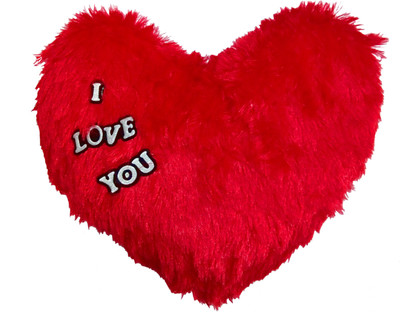 Lavs I loveyou heart shape pillow - 42 cm(Red)