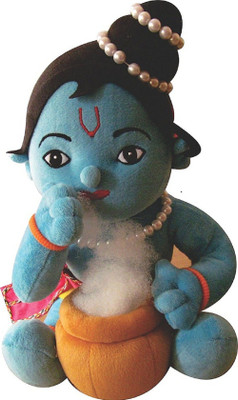 pihu enterprises oft Toy Krishna Ji - 30 CM - 11 cm(Blue)