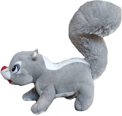JAGANNATH ENTERPRISES Squirrel Soft toy - 30 cm (Multiclor) - 30 cm (Grey) - 5 cm(BrownGrey)