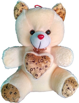 

JAGANNATH ENTERPRISES SOFT TOYS 45 CM sitting with Heart very soft & comfortable very nice/lovely teddy bear Cream Color - 45 cm (Cream) - 45 cm(Cream)
