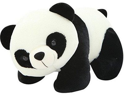 

pihu enterprises SOFT TOY PANDA-30 - 10 cm(Black)