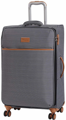 

it luggage Beach-Stripes Lightweight 8 Wheel Expandable Check-in Luggage -  inch(Black