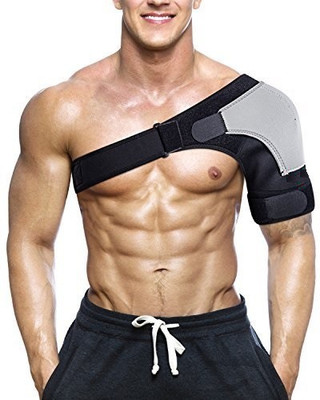 

Tima Adjustable Pressure One Baleno Delta Shoulder With Compression Wrap Shoulder Support (, Black