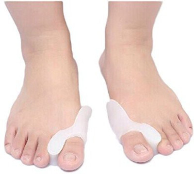 

P-PLUS INTERNATIONAL Bunion Pads & Toe Orthotics Thumb Big Bone Orthotics Toe Separators Toe Straightener Bunion Corrector Bunion Relief Kit For Men&Women (1 Pairs) white only toe(Pack Of 1)