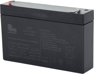 

Vihan Electric Vehicles Company 6V7A Battery Amptek Toy Accessory(Suitable for Kids Ride on Bikes and Cars Black)
