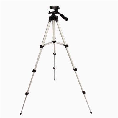 

lifemusic Tripod - 3110 Compatible With Most Video Cameras, Digital Cameras, Still Cameras, Gopro Devices, Smartphone Adapters And Scopes Latest Tripod, Monopod, Tripod Kit(Silver, Supports Up to 1500 g)