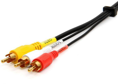 

Ayushi Fashion World TV-out Cable TV-out Cable 5 Meter 3.5mm Male Aux to 3RCA Male AV Cable Works great with VCR, DVD, HD-TV, Device with 3RCA connectors (Black, For TV, 5)(Multicolor, For TV)