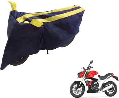 NIKS Two Wheeler Cover for Mahindra(Mojo, Black, Yellow)