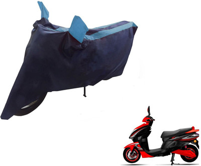 NIKS Two Wheeler Cover for Kinetic(Nova, Black, Blue)