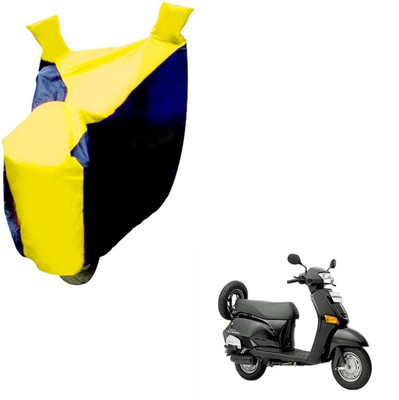 NIKS Two Wheeler Cover for Honda(Black, Yellow)