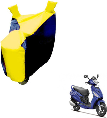 NIKS Two Wheeler Cover for Hero(Maestro Edge, Black, Yellow)