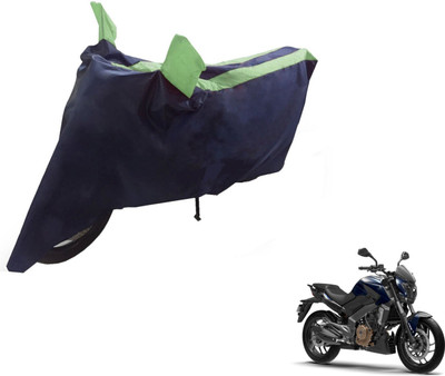 NIKS Two Wheeler Cover for Bajaj(Dominar, Black, Green)