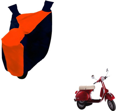 NIKS Two Wheeler Cover for LML(Star Euro, Black, Orange)