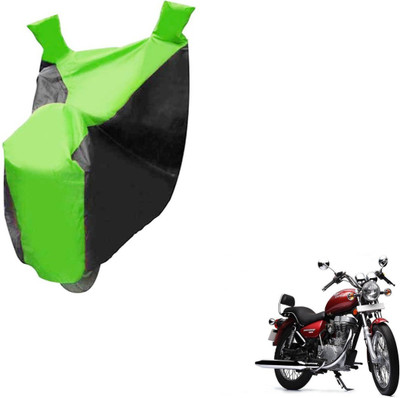 NIKS Two Wheeler Cover for Royal Enfield(Thunderbird 500, Black, Green)