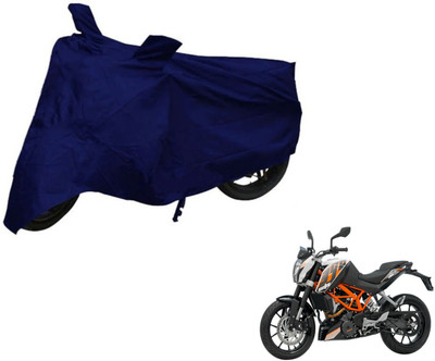 Auto Hub Two Wheeler Cover for KTM(Duke 390, Blue)
