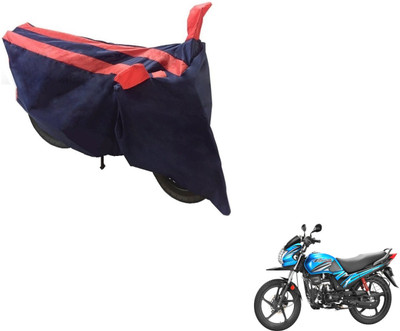 NIKS Two Wheeler Cover for Hero(Passion Pro TR, Black, Orange)