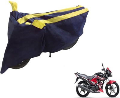 NIKS Two Wheeler Cover for Yamaha(SS 125, Black, Yellow)