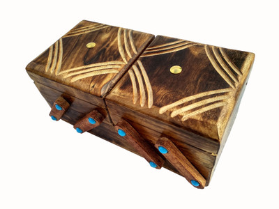 

SRE Antique Jewellery Vanity Box(Brown)
