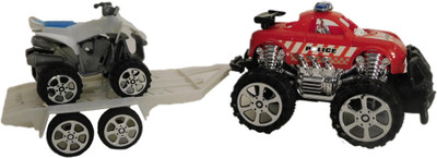 

FAB 5 PUSH AND GO FRICTION CAR(Red, White)