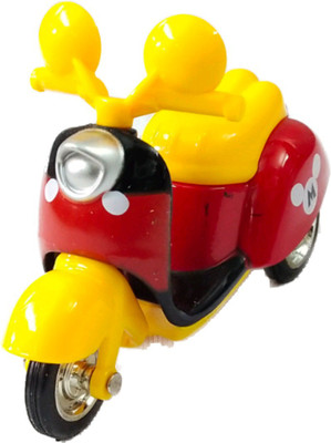 

ClueSteps Push & Pull Along Toy Play The Game Alloy Model Car(Yellow)
