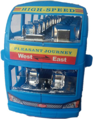 

sket Double Decker sports Bus(Blue)