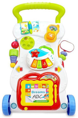

Guru Kripa Baby Products Musical Activity Walker With Parent Rod(Multicolor)
