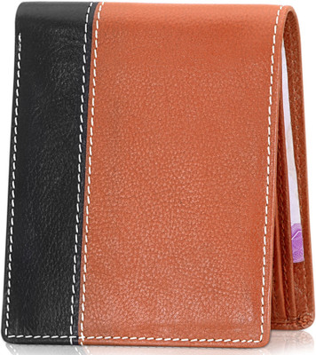 

POLLSTAR Men Tan Genuine Leather Wallet(6 Card Slots)