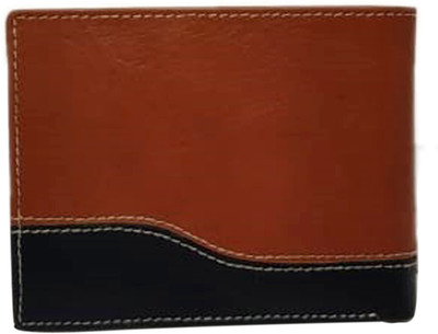 

Buffy Men Brown, Black Genuine Leather Wallet(7 Card Slots), Brown-bl5