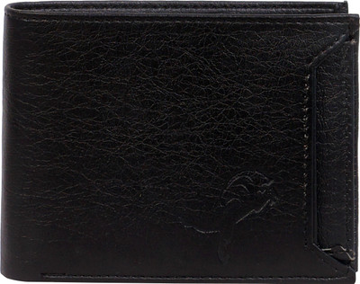 

ibex Boys Brown Artificial Leather Wallet(10 Card Slots), Black