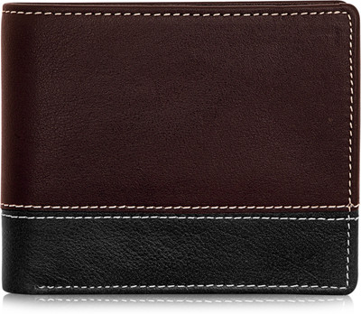 

POLLSTAR Men Brown Genuine Leather Wallet(6 Card Slots)
