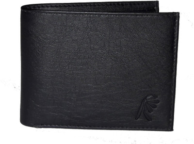 

e mall Men Formal Black Artificial Leather Wallet(3 Card Slots)