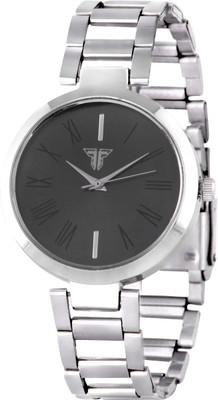 

Traktime Youth Analogue Black Dial Silver Chain Watch - For Women