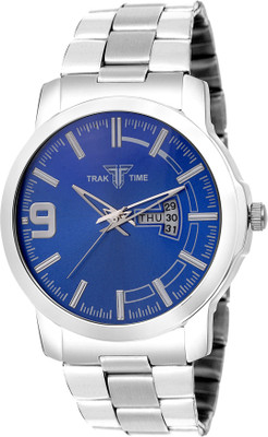 

Traktime Blue Dial With Day & Date Functioning Casual | Business Watch - For Men