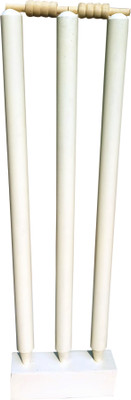 

VASUCO WOODEN WICKET SET WITH BASE & BAILS(White)