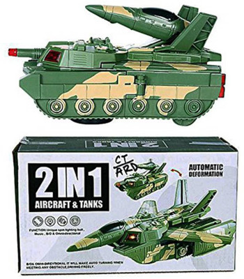 

Gripix 2 IN 1 Aircraft & Tanks (Multicolor) Toy(Green, Multicolor)