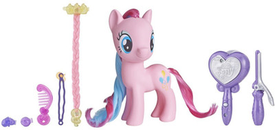 

My Little Pony Magical Salon Pinkie Pie Toy -- 6-Inch Hair Styling Fashion(Multicolor)