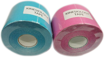 

kinesio PHYSIO PINK AND BLUE TAPE Adhesive Band Aid(Set of 2)