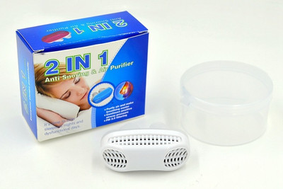 

AlexVyan Certified 2 in 1 Anti Snore Air purifier Nose Breathing Apparatus Stop Snoring Devices Anti Snoring Nose Clip Night Sleeping Anti-snoring Device(Nose Clip)