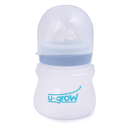 

U-grow SELF STERILIZING WIDE NECK FEEDING BOTTLE 0+ - 120 ml(SKY BLUE)