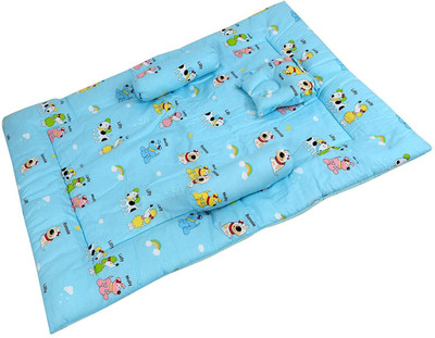 

Baby Grow Cotton Bedding Set(Blue Animals Pets)