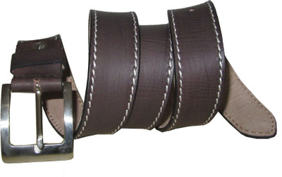 

eXcorio Men Casual Brown Genuine Leather Belt, Borwn