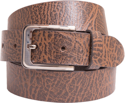 

To The Nines Men Casual Brown Synthetic Belt
