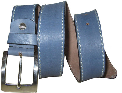 

eXcorio Men Casual Blue Genuine Leather Belt